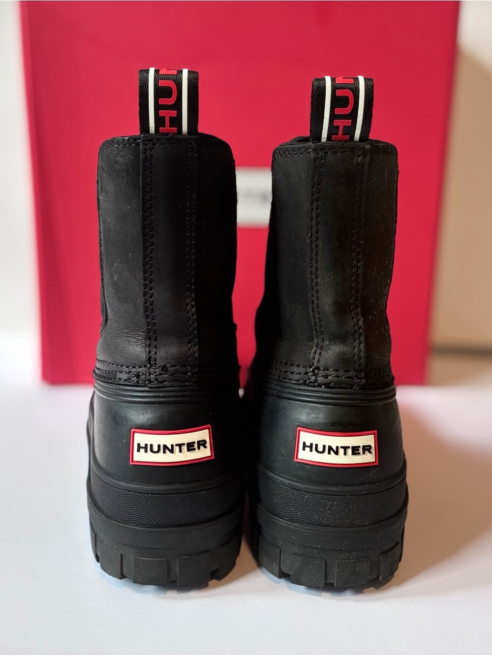 Hunter Original Commando Chelsea Boots – Black Waterproof - Picture 3 of 9